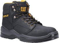 Caterpillar Mens Safety Boots Striver Leather Lace Up black UK Size