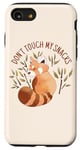 iPhone SE (2020) / 7 / 8 Don't Touch My Snacks Red Panda Bamboo Cute Funny Kawaii Case