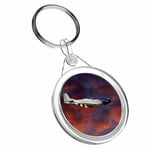 1 X Mustang Red Skies US Air Force - Keyring IR02 Mum Dad Birthday Gift #16309