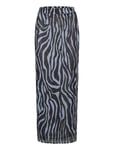 Tjw Lr Zebra Knit Maxi Skirt Navy Tommy Jeans