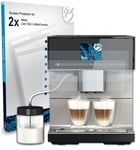 Bruni 2x Protective Film for Miele CM 7550 CoffeePassion Screen Protector
