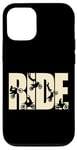 Coque pour iPhone 12/12 Pro Vélo tout-terrain, motocross, motard pour homme, femme, enfant