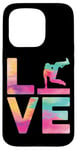 iPhone 15 Pro Parkour Free Running Traceur Watercolor Girl Love Case