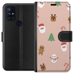 OnePlus Nord N10 5G Sort Lommebokdeksel Klassisk Julfest