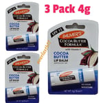 Palmer's Cocoa Butter LIP Balm SPF 15, 48 HOURS MOISTURE SOFTEN DRY LIPS ,3 X 4g