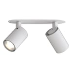 Astro Ascoli Twin Recessed Indoor Spotlight (Textured White), GU10 Lamp, Designed in Britain - 1286097-3 Years Guarantee