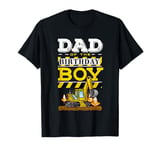 Dad of the Birthday Boy Construction Birthday Party Hard Hat T-Shirt