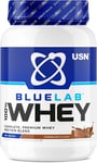 USN Blue Lab Whey Protein Powder: Chocolate - Whey Protein 908G - Post-Workout -