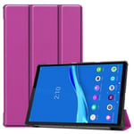 Lenovo Tab M10 FHD Plus TB-X606F Tri-Fold PU Case Purple