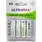 Ultra Max AA Alkaline Battery High Energy Batteries, 8 Batteries in a Pack