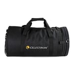 Celestron 94026 Telescope Bag - Sac pour tubes optiques 8” Schmidt Cassegrain et EdgeHD, imperméable et durable avec parois de protection, poches pour accessoires et bandoulière rembourrée, noir