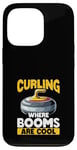 Coque pour iPhone 13 Pro Le curling là où les balais sont cool