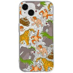 ERT GROUP mobile phone case for Apple Iphone 14 PLUS original and officially Licensed Disney pattern Jungle Book 003 optimally adapted to the mobile phone, with glitter overflow effect