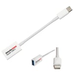 Datacolor Spyder Adaptateur USB-A vers USB-C - Câble d'adaptation USB-A à USB-C Compatible avec Les Produits Apple Nouveaux ou Anciens et avec Les Produits Android nécessitant Un convertisseur