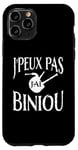 Coque pour iPhone 11 Pro Bretagne Je peux pas j'ai Biniou Idée cadeau Humour Breton