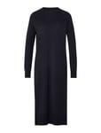 Ivana Cotton/Cashmere Blend Knitted Dress Lexington Clothing Navy