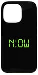 Coque pour iPhone 13 Pro Motif vert vieilli The Time Is Now