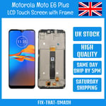 Motorola Moto E6 Plus XT2025 LCD Touch Screen Display Digitizer with Frame