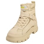 Buffalo Aspha Com1 Womens Platform Boots in Beige - 7 UK