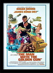 James Bond (The Man with Golden Gun One-Sheet 30 x 40 cm Objet Souvenir