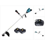 Makita DUR 369 AM2 Débroussailleuse sans fil 36 V ( 2x 18 V ) 43 cm Brushless + 2x batterie 4,0 Ah - sans chargeur