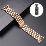 Ruostumattomasta teräksestä valmistettu ranneke Watch Ultra 2:lle 49 mm 45 mm 41 mm 40 mm 44 mm kellohihna metallirannekoru iWatch-sarjalle 9 8 7 6 5 4