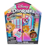 Just Play Coffret de Mini-Figurines à Collectionner Disney Doorables, série Technicolor, Lot de Figurines à Collectionner de 3,8 cm de Haut, Jouets pour Enfants de 5 Ans et Plus