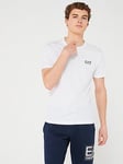 EA7 Emporio Armani Core ID Logo T-Shirt - White, White, Size 2Xl, Men