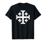 JERUSALEM CROSS FIVE-FOLD CROSS KNIGHT'S TEMPLAR T-Shirt