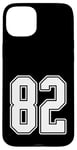 Coque pour iPhone 15 Plus #82 Maillot de sport pour fan de sport Blanc