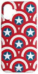 Coque pour iPhone 16 Plus Marvel Captain America 4: Brave New World Shield Pattern