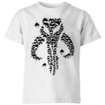 The Mandalorian Blaster Skull Kids' T-Shirt - White - 11-12 Years