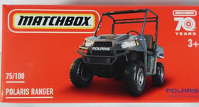 MATCHBOX - POLARIS RANGER - 1/64 - VOITURE MINIATURE - 100% NEUF