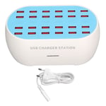 Station De Recharge Usb 160w, 24 Ports, Puce Intelligente, Chargeur De Bureau Multiple Usb Pour H&ocirc;Tel, Boutique, &eacute;Cole, 100 &agrave; 240v, Prise Ue