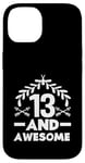 Coque pour iPhone 14 13e anniversaire 13 et célébration géniale