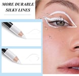 White Soft Kohl Creamy Eyeliner Waterproof, Long Lasting Eye Liner Pencil