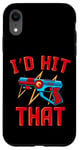 Coque pour iPhone XR Laser Taging I'd Hit That Tag Jeu de fête Laser Tag