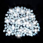 Planet Solar 200 White Outdoor String Powered Water Resistant Fairy Lights 20m