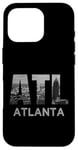 Coque pour iPhone 16 Pro City of Atlanta Georgia Skyline City of Atlanta Paysage urbain ATL Home