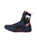 Venum, Elite Chaussures de boxe, Homme, 45, Marine Bleu/Noir/Rouge