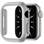 Coque pour Apple Watch Serie 4/5/6/SE 44 mm - Yuan Yuan - Gris - Silicone TPU - Anti-Rayures