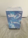 3 x SKY E180  3 HOUR BLANK VIDEO CASSETTE  NEW SEALED