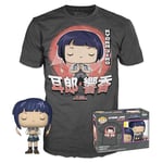 Funko POP! & Tee: MHA - Jirou With Mic - Extra Large - (XL) - My Hero Academia - T-Shirt - Clothes With Collectable Vinyl Figure - Gift Idea - Toys and Short Sleeve Top for Adults Unisex Men