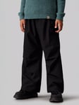 Calvin Klein Kids' Dry Knit Parachute Pants, Black