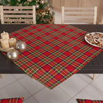 PETTI Artigiani italiani - Centre de Table de Noël, Centre de Table de Cuisine de Noël, Chemin de Table 90 x 90 cm, Centre de Table Tartan, 100 % Made in Itay