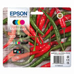 Epson 503XL BK + C/M/Y bläckpatron 4-pack (original)