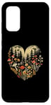 Coque pour Galaxy S20 Cottagecore Esthétique Champignon Fleur Goblincore