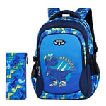 Cartable Enfants Sac à Dos Garçon Fille école Sac à Dos Wonder série Cartoon étudiants Cartable Décharger Sac à Dos (Color : Blue Small)