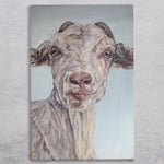 Ceramic Picture Tile Plaque Goat "Silly Billy" By Sam Fenner Boxed 30cm x 20cm