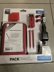 Accessory Pack Nintendo 3DS XL / New 3DS XL Traveler Gray Red